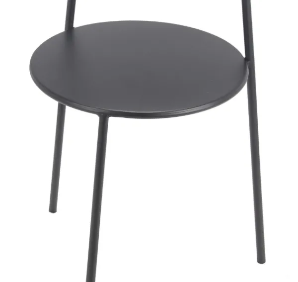 Accent & End Tables-Kirkland's Home Matte Overlapping 3-Tier Side Table Black