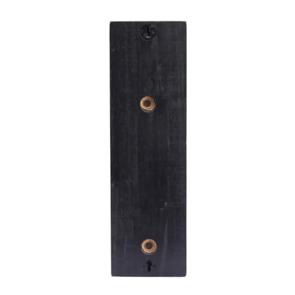Sconces-Kirkland's Home Matte Poplar Wood Sconce Black
