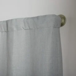 Curtain Rods & Hardware-Kirkland's Home Matte Silver Hyde Wrap Around Curtain Rod, 120 In.
