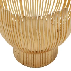 Candle Holders-Kirkland's Home Matte Straws 2-Pc. Votive Candle Holder Set Gold