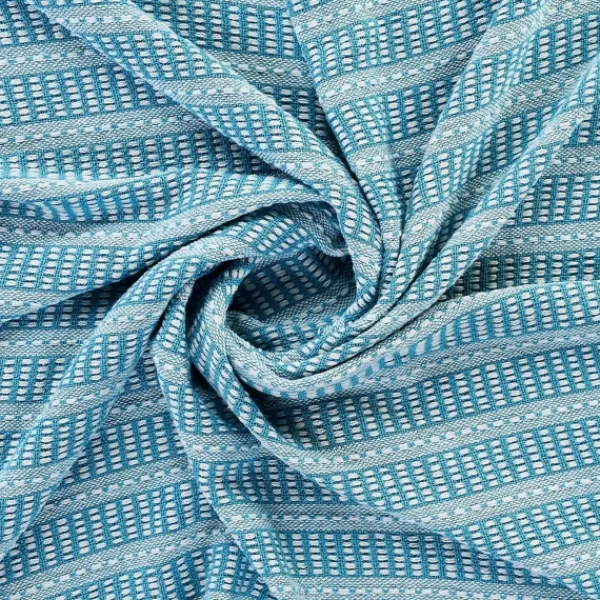 Blankets & Throws-Kirkland's Home Maui Striped Fringe Throw Blue