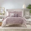Comforters-Kirkland's Home Mauve Scorro 5-Pc. Queen Comforter Set Purple