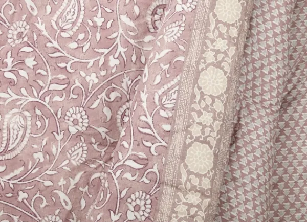 Comforters-Kirkland's Home Mauve Scorro 5-Pc. Queen Comforter Set Purple