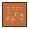 Wall Quotes & Signs-Kirkland's Home May Our Lives Giclee Canvas Wall Plaque Orange