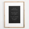Wall Quotes & Signs-Kirkland's Home May Our Walls Know Joy Framed Wall Plaque White/Black
