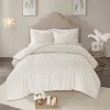 Comforters-Kirkland's Home Medallion California King 3-Pc. Comforter Set White