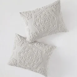 Comforters-Kirkland's Home Medallion Full/Queen 3-Pc. Comforter Set Gray