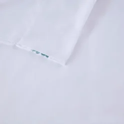 Bed Sheets-Kirkland's Home Medallion Hem Microfiber 4-Pc. Full Sheet Set White/Blue