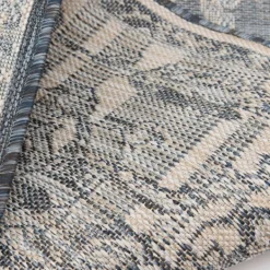 Outdoor Rugs-Kirkland's Home Medallion Lava Indoor/Outdoor Area Rug, 7X9 Blue