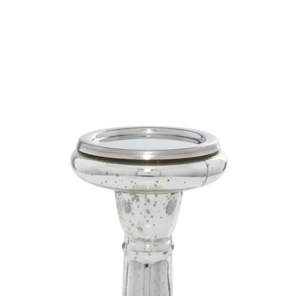 Candle Holders-Kirkland's Home Mercury Glass Candle Holders, Set Of 3 Silver
