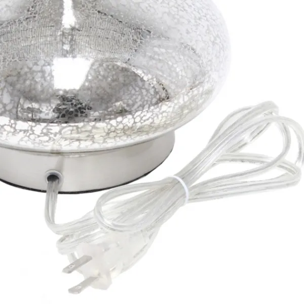 Table Lamps-Kirkland's Home Mercury Glass Curvy Table Lamp White