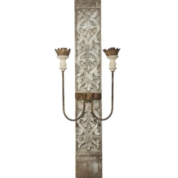 Sconces-Kirkland's Home Metal 2 Bulb Sconce