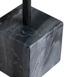Statues & Figurines-Kirkland's Home Metal And Marble Abstract Sculptures, Set Of 2 Black/Gray