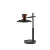 Table Lamps-Kirkland's Home Metal And Walnut Wood Table Lamp Black