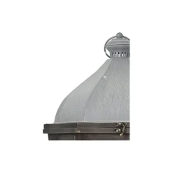 Lanterns-Kirkland's Home Metal Arch Top Led Lanterns, Set Of 2 Gray/Brown