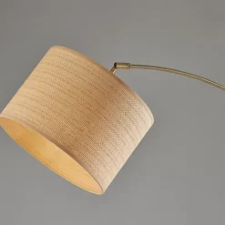 Floor Lamps-Kirkland's Home Metal Arched Floor Lamp Gold