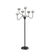 Floor Lamps-Kirkland's Home Metal 6-Arm Pom Pom Floor Lamp Black