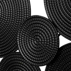 Wall Plaques-Kirkland's Home Metal Circles Wall Plaque Black