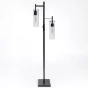 Floor Lamps-Kirkland's Home Metal Cylinder Shade Floor Lamp Black