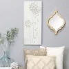 Wall Plaques-Kirkland's Home Metal Dandelion Wall Plaque White