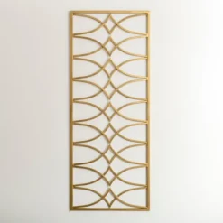 Wall Plaques-Kirkland's Home Metal Diamonds Wall Plaque Gold