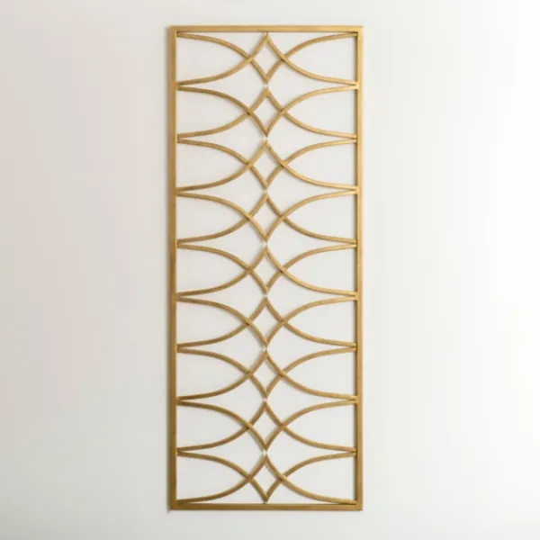 Wall Plaques-Kirkland's Home Metal Diamonds Wall Plaque Gold