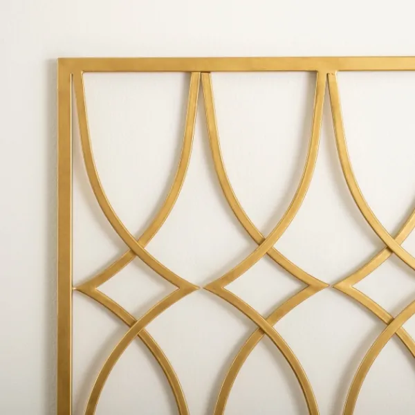 Wall Plaques-Kirkland's Home Metal Diamonds Wall Plaque Gold