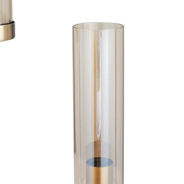 Table Lamps-Kirkland's Home Metal Double Stem Table Lamp Gold