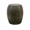 Accent & End Tables-Kirkland's Home Metal Drum Kagen Accent Table Black