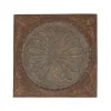 Wall Plaques-Kirkland's Home Metal Floral Medallion Wall Plaque Brown