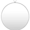 Decorative Mirrors-Kirkland's Home Metal Frame Round Wall Mirror Silver