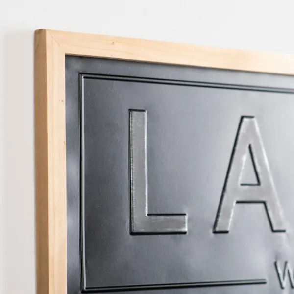 Wall Quotes & Signs-Kirkland's Home Metal Laundry Wall Plaque Black