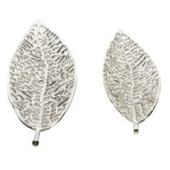 Decorative Trays-Kirkland's Home Metal Leaf Trays, Set Of 2 Silver