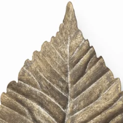 Wall Plaques-Kirkland's Home Metal Leaf Wall Plaque Gold