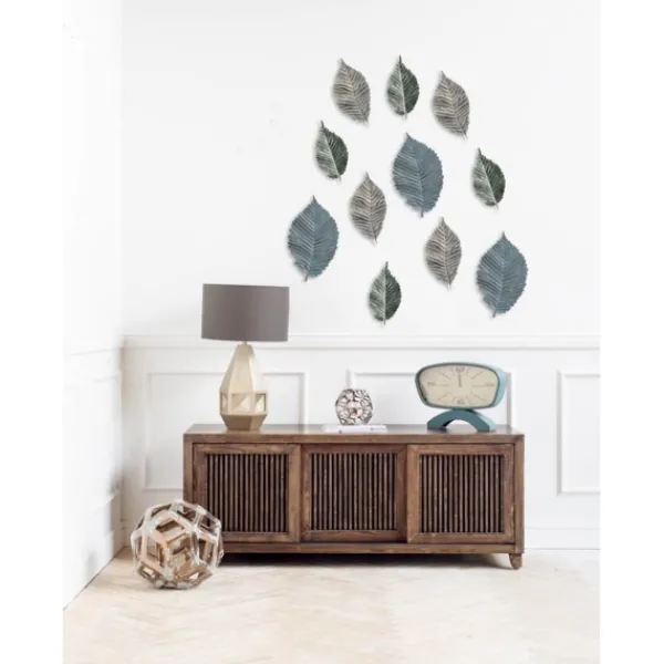Wall Plaques-Kirkland's Home Metal Leaf Wall Plaque Gold