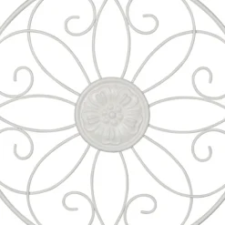 Wall Plaques-Kirkland's Home Metal Medallion Wall Plaques, Set Of 3 White