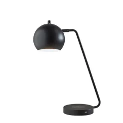 Table Lamps-Kirkland's Home Metal Modern Globe Table Lamp Black