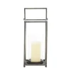 Lanterns-Kirkland's Home Metal Modern Lantern Black