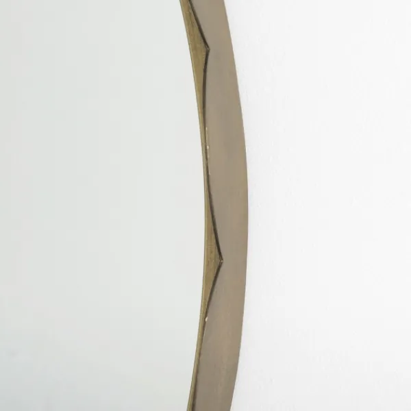 Decorative Mirrors-Kirkland's Home Metal Scallop Edge Adelaide Wall Mirror Gold