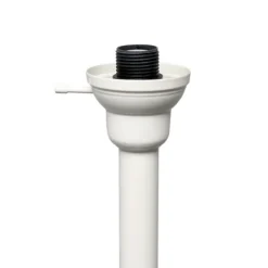 Floor Lamps-Kirkland's Home Metal 3-Scallop Glass Floor Lamp White