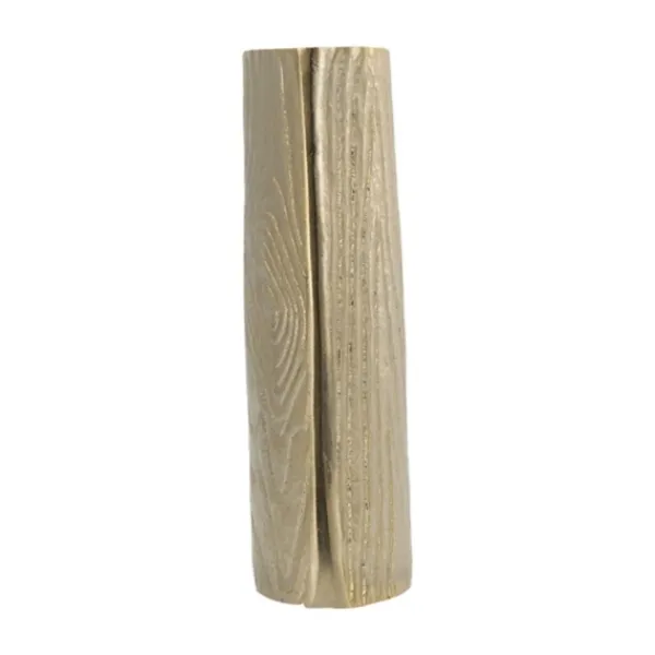 Vases-Kirkland's Home Metal Timber Scape Vase Gold
