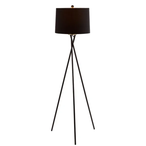 Floor Lamps-Kirkland's Home Metal Tripod Twist Floor Lamp Black