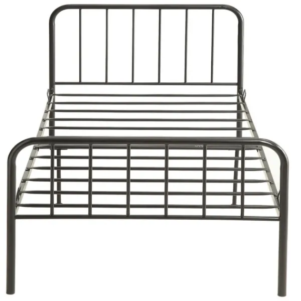 Beds & Headboards-Kirkland's Home Metal Twin Bed In A Box Black