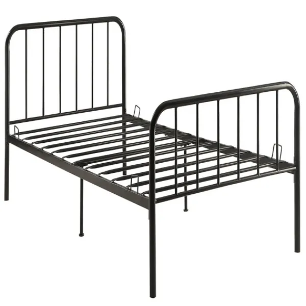 Beds & Headboards-Kirkland's Home Metal Twin Bed In A Box Black