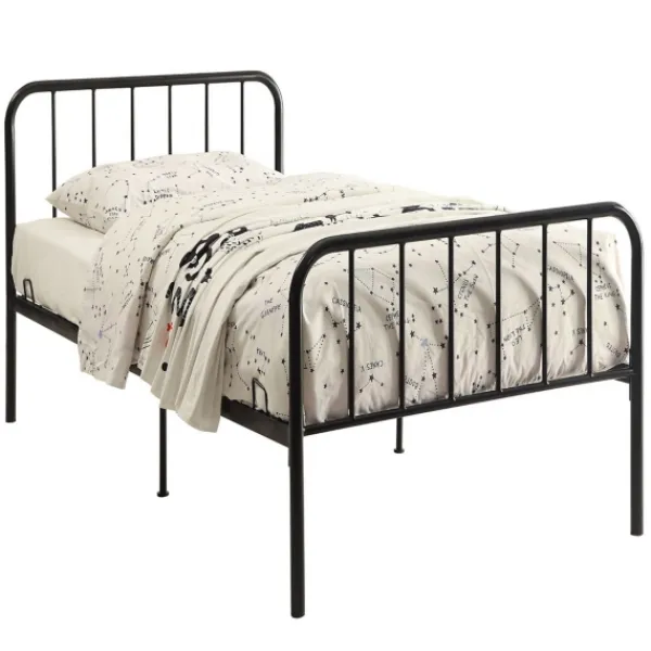 Beds & Headboards-Kirkland's Home Metal Twin Bed In A Box Black