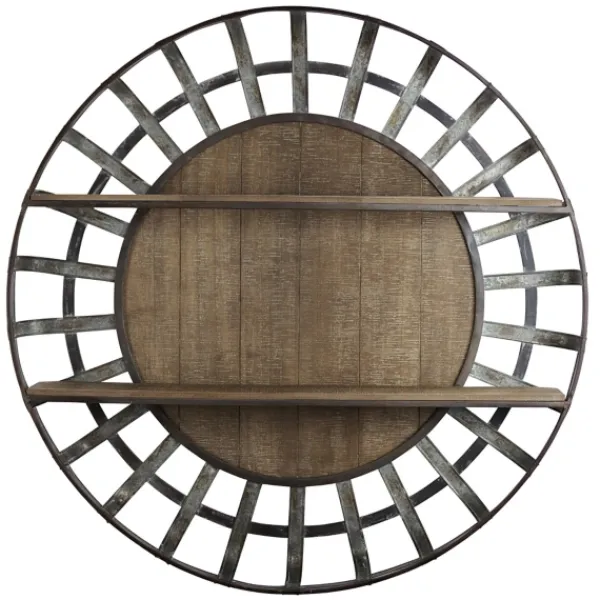 Shelves-Kirkland's Home Metal Wall Shelf With Wood Back
