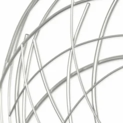 Wall Plaques-Kirkland's Home Metal Wire Abstract Wall Plaque Silver