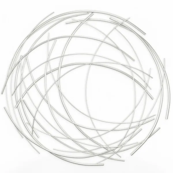 Wall Plaques-Kirkland's Home Metal Wire Abstract Wall Plaque Silver
