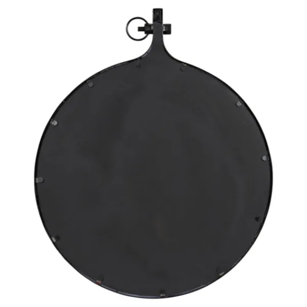 Decorative Mirrors-Kirkland's Home Metal Yitro Wall Mirror Black