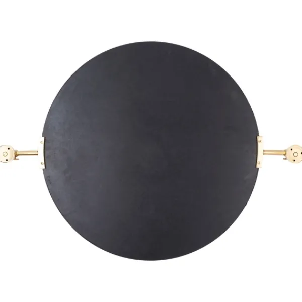 Decorative Mirrors-Kirkland's Home Metallic Gold Round Metal Frame Mirror